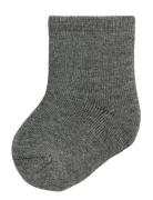 Nbmwaksi Wo/Bl Terry Sock Socks & Tights Socks Grey Name It
