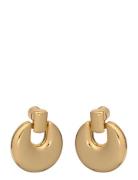 Aliette Earrings Accessories Jewellery Earrings Studs Gold Twist & Tan...