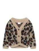 Tnstpamela Jacquard Cardigan Tops Knitwear Cardigans Beige The New