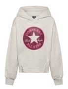 Po-Pull-Over Hoody Tops Sweatshirts & Hoodies Hoodies Grey Converse
