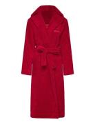 Terry_Hooded Gown Morgenkåbe Red HUGO