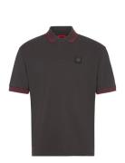 Dizgi_Rb Designers Polos Short-sleeved Brown HUGO
