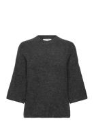 Srhema Knit Tops Knitwear Jumpers Grey Soft Rebels