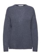 Srcamilla Knit Tops Knitwear Jumpers Blue Soft Rebels