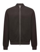 100% Merino Zip Through Knit Tops Knitwear Full Zip Jumpers Brown Lind...