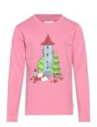 Moominhouse Shirt Tops T-shirts Long-sleeved T-Skjorte Pink MUMIN