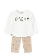 Set Knit -Bci Sets Sets With Long-sleeved T-shirt White Boboli