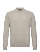Pepe Poloshirt Tops Knitwear Long Sleeve Knitted Polos Beige Oscar Jac...
