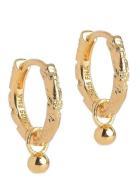 Hoops, Belle Accessories Jewellery Earrings Hoops Gold Enamel Copenhag...