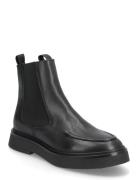 Kikie Flat Platform Støvlet Chelsea Boot Black Anonymous Copenhagen