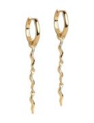 Hoops, Hydrus Accessories Jewellery Earrings Hoops Gold Enamel Copenha...