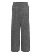 Kaalba Wide Pants Bottoms Trousers Wide Leg Grey Kaffe