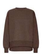 Iholinne Sw Tops Sweatshirts & Hoodies Sweatshirts Brown ICHI