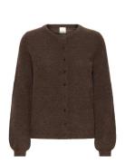 Ihasdis Ca Tops Knitwear Cardigans Brown ICHI