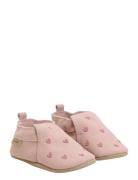 Slippers Suede Emb. Slippers Hjemmesko Pink En Fant