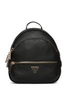 Manhattan Ii Backpack Rygsæk Taske Black GUESS