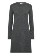Bs Iselin Regular Fit Dress Knælang Kjole Grey Bruun & Stengade