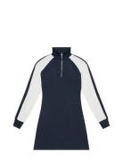 Fall Texture Mini Dress Kort Kjole Navy Calvin Klein Jeans