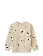 Thora Printed Sweatshirt Tops Sweatshirts & Hoodies Sweatshirts Cream ...