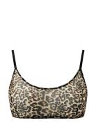 Mesh Scoop Bralette Lingerie Bras & Tops Soft Bras Bralette Brown Unde...