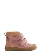 Winterboot Snug Tex Vinterstøvler Med Burrebånd Pink Wheat