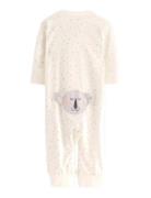 Pyjamas Dots W Bf Pyjamas Nattøj Cream Lindex