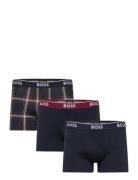 Trunk 3P Power Desig Boxershorts Black BOSS