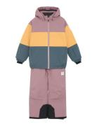 Ski Set - Colorblock Outerwear Coveralls Snow-ski Coveralls & Sets Mul...