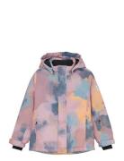 Ski Jacket - Aop Outerwear Snow-ski Clothing Snow-ski Jacket Pink Colo...