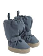 Outerwear Booties Shoes Baby Booties Navy Wheat