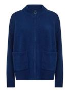 Sc-Nessie Tops Knitwear Cardigans Blue Soyaconcept