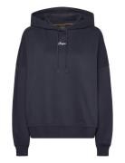 C_Ehoody_S Tops Sweatshirts & Hoodies Hoodies Navy BOSS