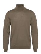 Musso-P Tops Knitwear Turtlenecks Khaki Green BOSS