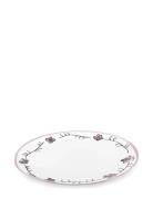Plate L Dark Viola Mf Set/2 Home Tableware Plates Dinner Plates White ...
