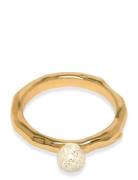 Ring, Ariel Ring Smykker Gold Enamel Copenhagen