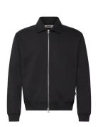 Wbtom Full Zip Polo Tynd Jakke Black Woodbird