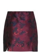 Yasanki Hw Skirt Skirts Short Skirts Burgundy YAS