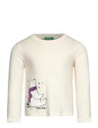 T-Shirt L/S Tops T-shirts Long-sleeved T-Skjorte White United Colors O...