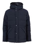 Barbour Brampton Puffer Jacket Parka Jakke Navy Barbour