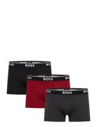 Trunk 3P Power Boxershorts Black BOSS