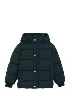 Quilted Jacket Solid Outerwear Jackets & Coats Quilted Jackets Green M...