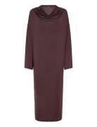 Gini Dress Maxikjole Festkjole Brown Residus