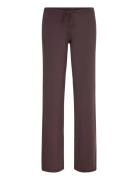 Low Waist Loungewear Trousers Pyjamasbukser Hyggebukser Brown Gina Tri...