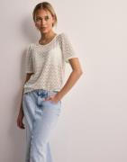 Only - Beige - Onllea S/S Ruffles Top Jrs Noos