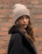 Nelly - Beige - Cozy Knit Hat