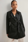 Only - Sort - Onlvalerie Trenchcoat Otw Noos