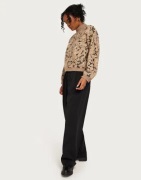 Pieces - Mønstret - Pcjoella Ls High-Neck Knit Bc