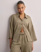 OBJECT - Beige - Objtilda Boxy Shirt Noos