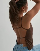 Nelly - Brun - Open Back Top