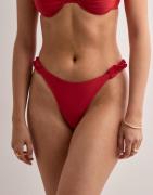 Nelly - Rød - Ruffle Bikini Panty